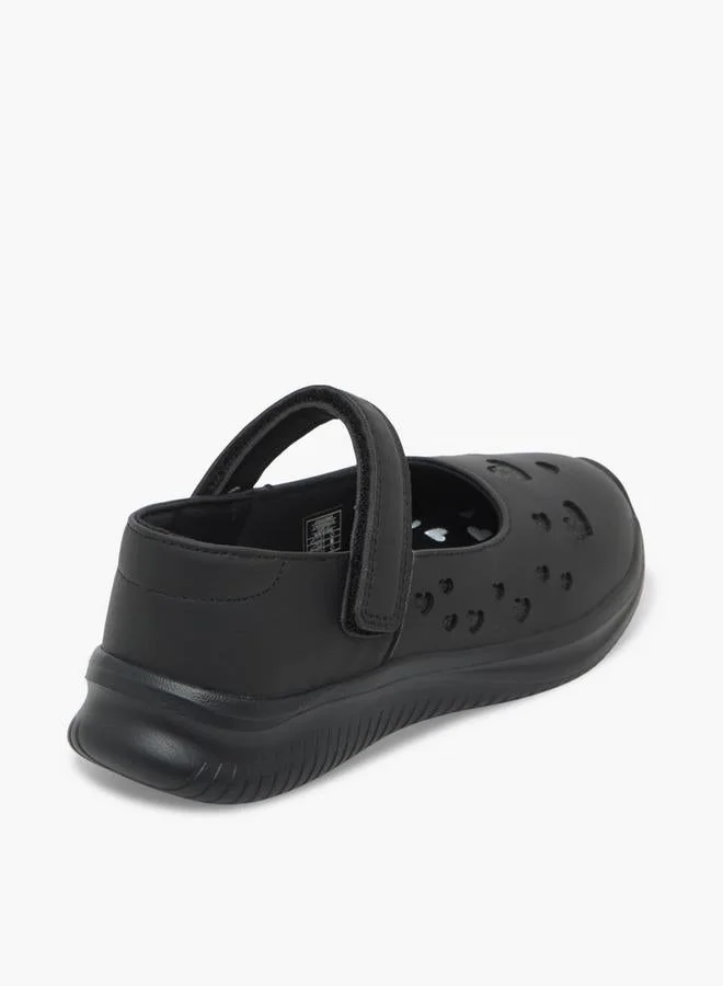 Dash BLACK Girls Hook & Loop Mary Jane School Shoes for Women | Best Price UAE