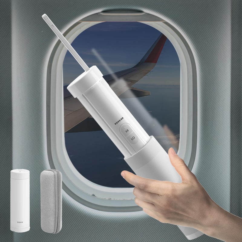 VOVO Go Portable Electric Bidet for Travel - 2 Adjustable Pressure Settings, Compact Handheld Bidet, Ideal for Personal Hygiene & Postpartum Care, Lightweight & Leak-Proof, Made in Korea - White - Image 1