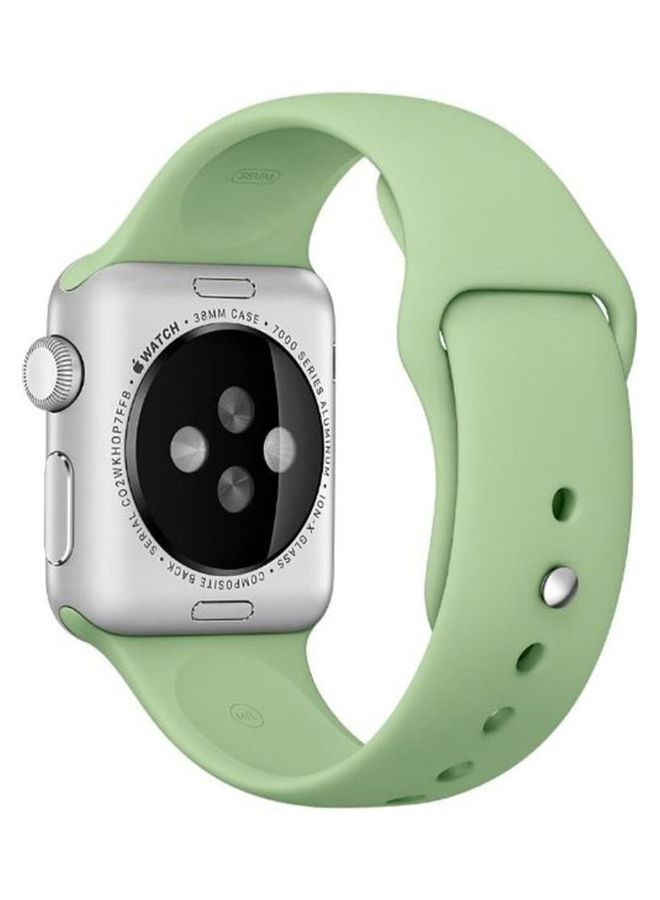 HuHa Replacement Strap Watchband For Apple Watch Series 7 41mm / 6 / SE / 5 / 4 40mm / 3 / 2 / 1 38mm Green - Image 1