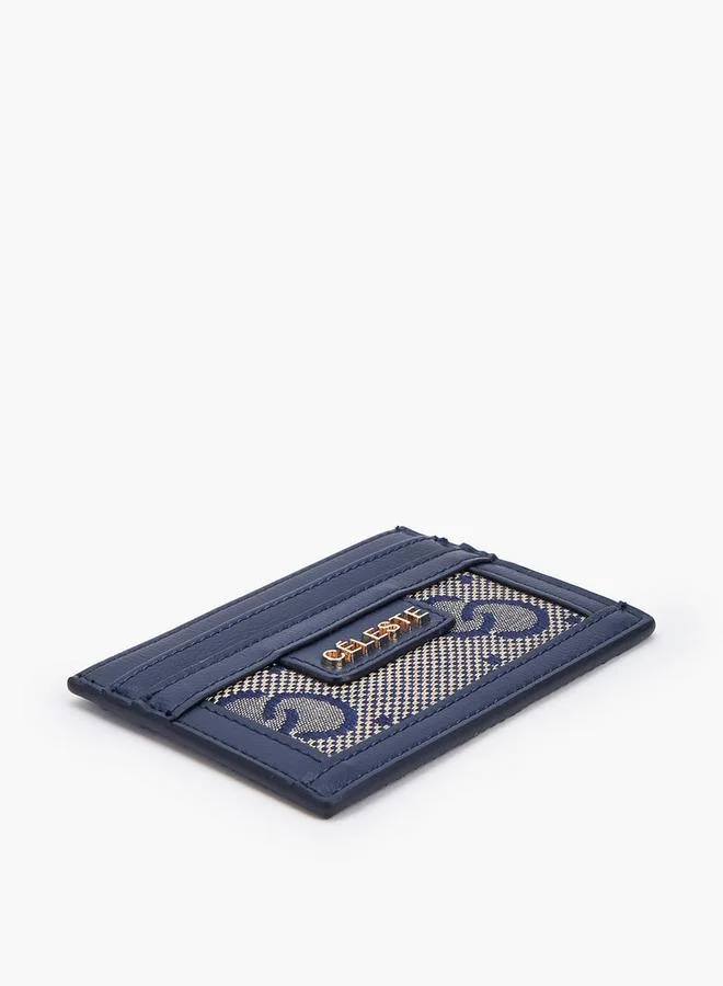 Celeste NAVY Textured Card Holder for Women | Best Price UAE