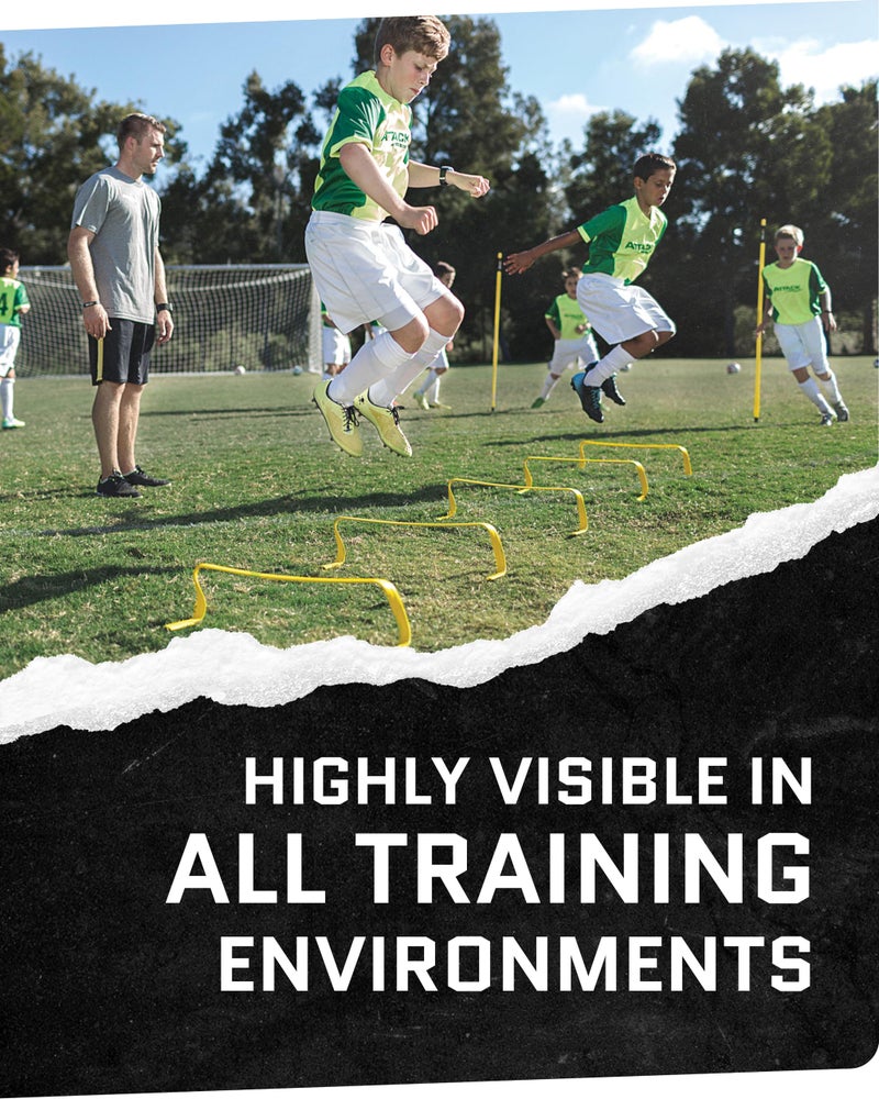 SKLZ 6-Inch Ultra Durable Agility Hurdles, Set of 6 - Image 5