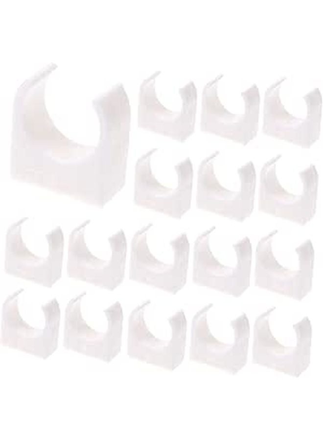 U Shaped Water Pipe Clamp Holder 50 Pcs For Drainage Pipe Strong Support Socket - Image 1