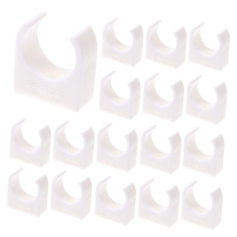 U Shaped Water Pipe Clamp Holder 50 Pcs For Drainage Pipe Strong Support Socket - Image 2