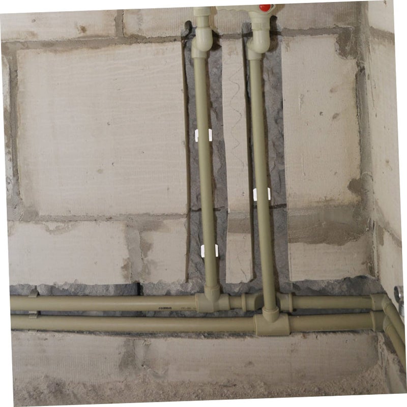 U Shaped Water Pipe Clamp Holder 50 Pcs For Drainage Pipe Strong Support Socket - Image 3
