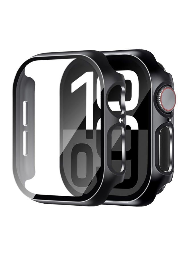 idudu Hard Case for Apple Watch Series 10 Series 11 [2025] 46mm Screen Protector,Built-in Full Tempered Glass [Touch Sensitive] Slim Bumper Protective Cover iWatch S10 S11 Accessories - Image 1