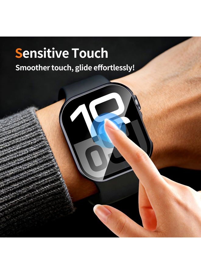 idudu Hard Case for Apple Watch Series 10 Series 11 [2025] 46mm Screen Protector,Built-in Full Tempered Glass [Touch Sensitive] Slim Bumper Protective Cover iWatch S10 S11 Accessories - Image 5