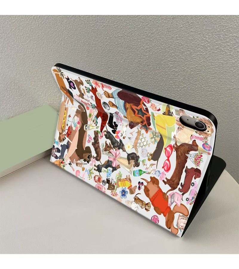 حقيبة أنيقة لجهاز آيباد إير 13 بوصة، مقاومة للصدمات بتصميم كلب - Image 3