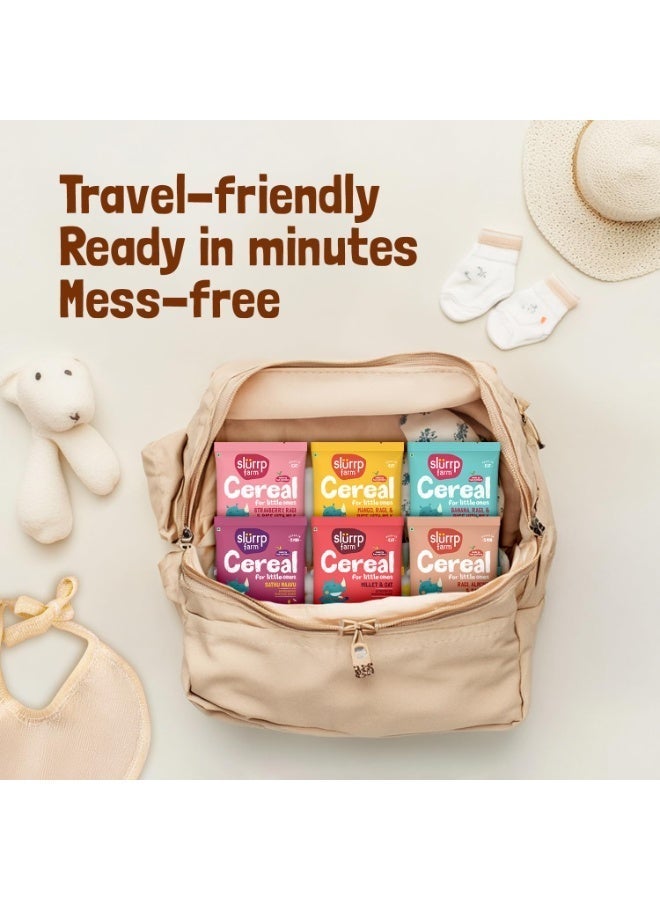 Slurrp Farm No Added Sugar, No Salt Multigrain Cereals Trial Pack Combo ,Goodness of Millets  Ragi, Jowar, Oats - Image 2