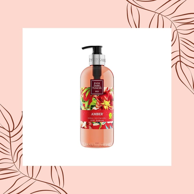 EST Eyup Sabri Tuncer 1923 Natural Soap Series Liquid AmberNatural Olive Oil 500ml - Image 4