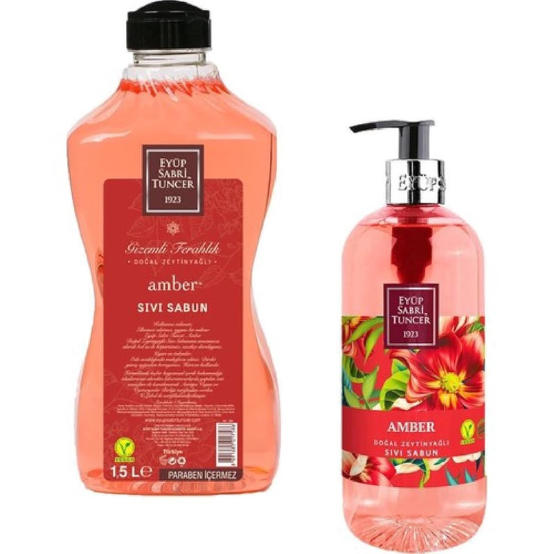 EST Eyup Sabri Tuncer 1923 Natural Soap Series Liquid AmberNatural Olive Oil 500ml - Image 5