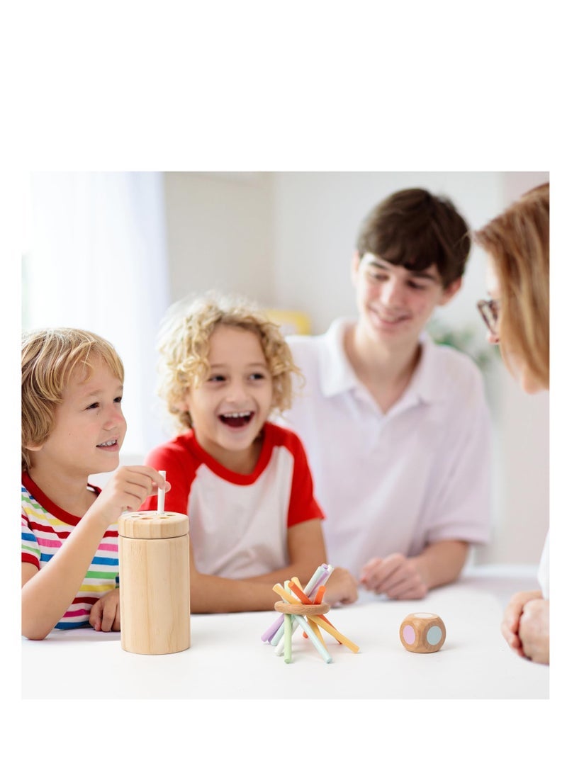 كابتن تيك Toddler Toys Montessori Toys, Natural Wood Educational Sorting Toy,  1 Year Old Fine Motor Skills Toys for 1-2 Year Old Sensory Toys Wooden Learning & Educational Toys for Toddlers 1-3 - Image 5