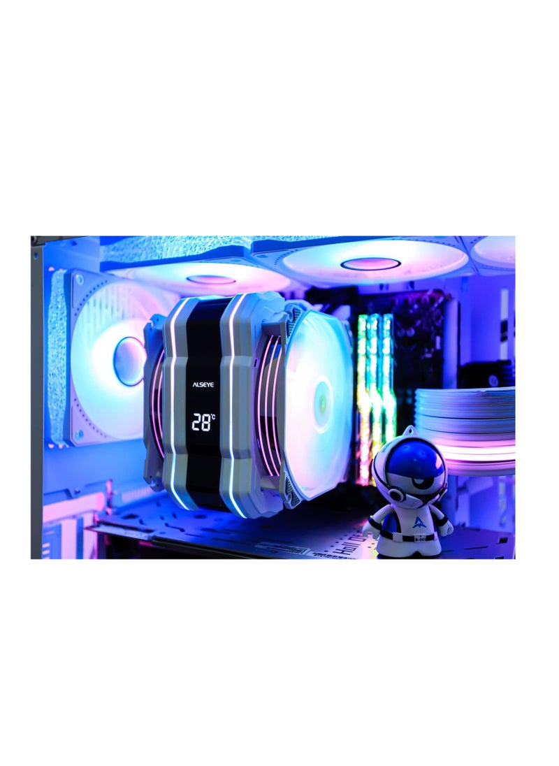 ALSEYE - CPU COOLER  M120 ALSEYE - WHITE - Image 1