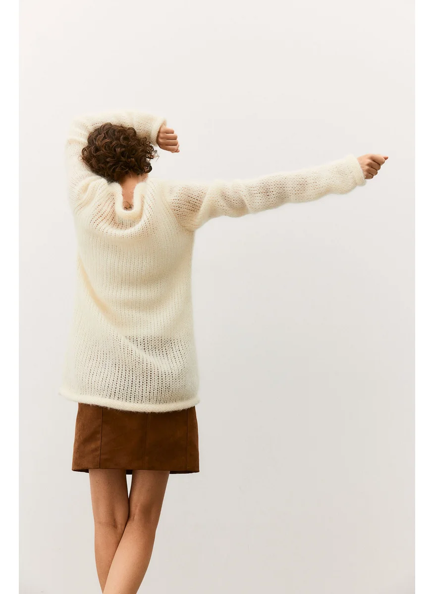 اتش اند ام Mohair-Blend Jumper
