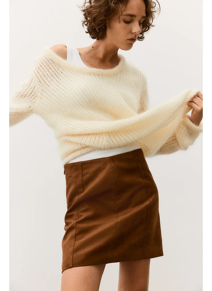 اتش اند ام Mohair-Blend Jumper
