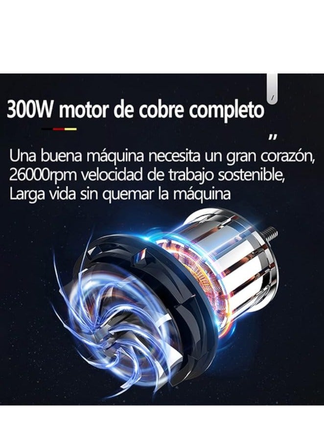 منظف عالي الضغط لاسلكي، محمول ومزود ببطارية، يستخدم لتنظيف السيارات والحدائق، مع فوهة متعددة الوظائف ورشاش لاسلكي للماء. - Image 3