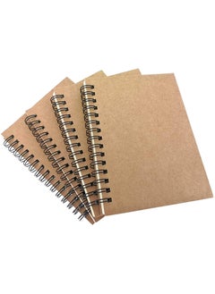 Spiral Notebook Joural,Wirebound Sketch Book NotePad Diary Memo Planner,A6 Size & 50 sheets (Ruled Pages)