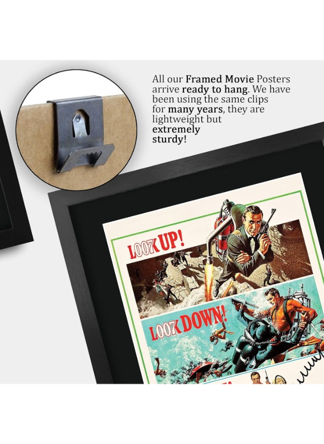 HWC Trading HWC Trading James Bond - Thunderball Movie Poster Sean Connery Signed 16 x 12 inch Framed Gift Printed Autograph Film Print Photo Picture Display - 16" x 12" Framed  - Image 5