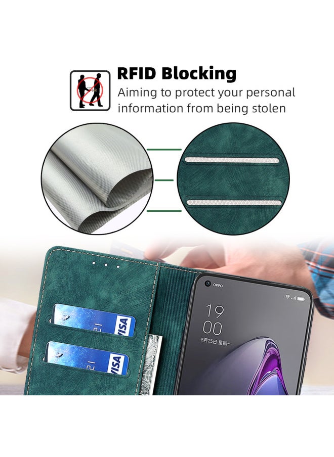 Generic - For OPPO Reno 8 5G Stand Phone Case 7 SE 5G Flip Case 4 SE Card Leather Case-Color:Purple-Applicable Model:OPPO Reno ACE 2 - Image 1