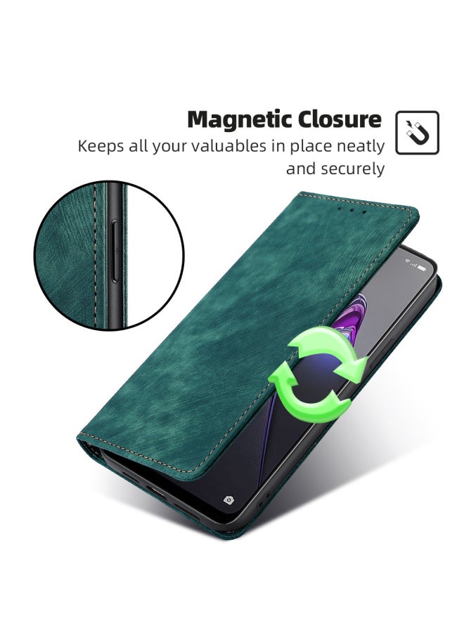Generic - For OPPO Reno 8 5G Stand Phone Case 7 SE 5G Flip Case 4 SE Card Leather Case-Color:Purple-Applicable Model:OPPO Reno ACE 2 - Image 1