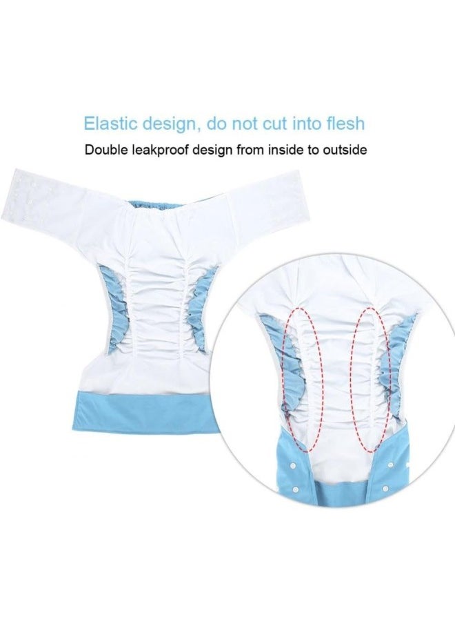 klarako Washable Adult Diaper, Reusable Diaper Pants Against Incontinence for Adults, Dual Opening Pocket Adjustable Leak-Free, for The Elderly and Disabled Care(#2)  - Image 5