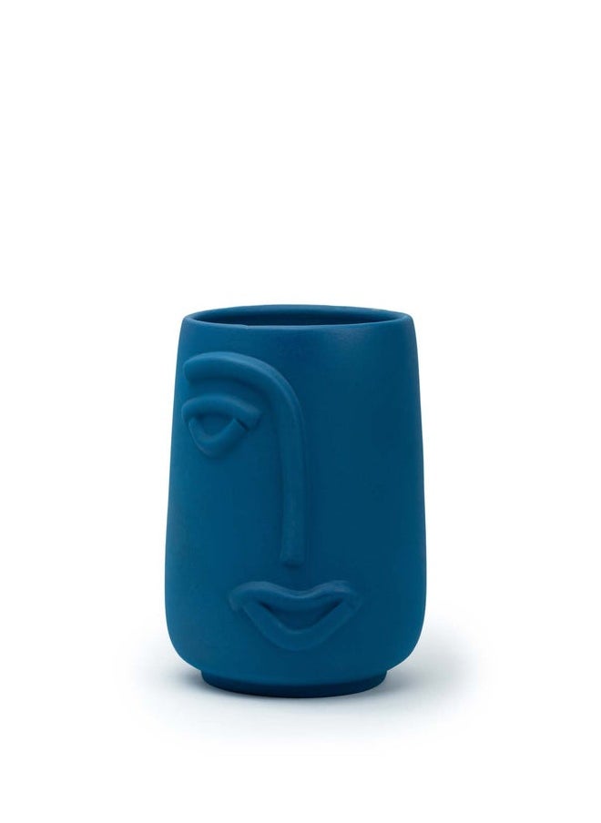Balkans Handmade Pottery Vase Indoor, H 20 cm D 12 cm 