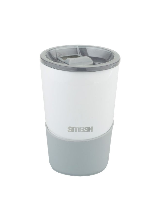 smash 5837 Premium Stainless Steel Durable High Quality Mug White 236ml