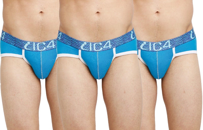IC4 Store IC4 Men's Fashion Briefs - T-Blue, Pack of 3 - Image 1
