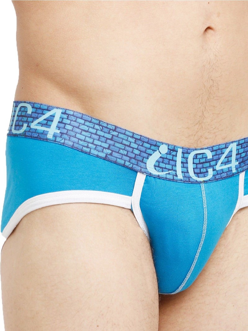 IC4 Store IC4 Men's Fashion Briefs - T-Blue, Pack of 3 - Image 4