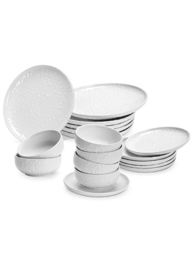 Fissman Dinner Set 18pcs Porcelain Tableware Plates Bowls Set - Image 1