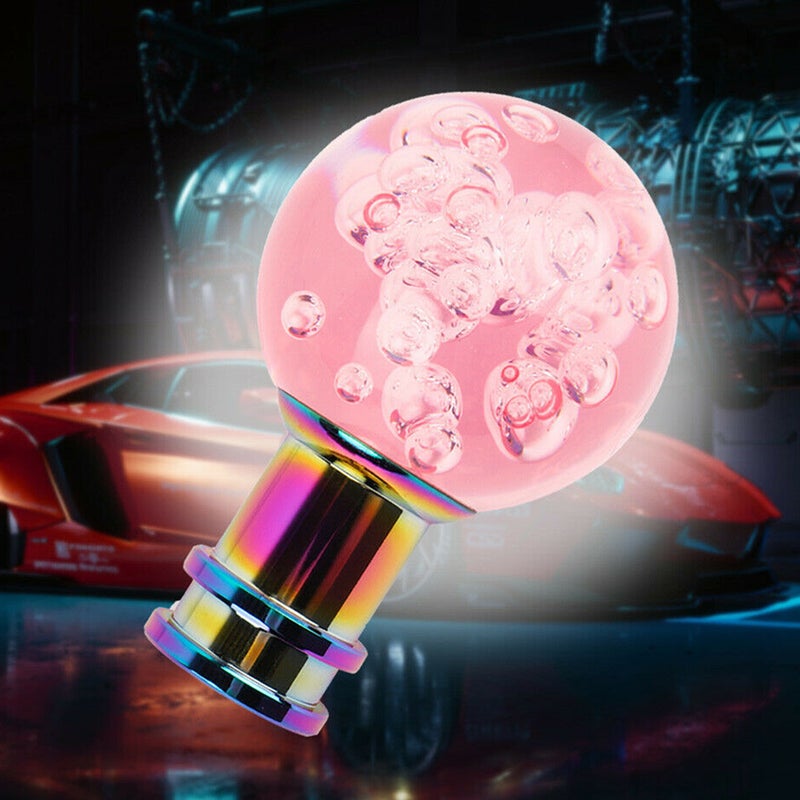 🚗 مقبض ناقل حركة بتصميم فقاعات كريستالية للسيارات أوتوماتيك ويدوي - Image 3