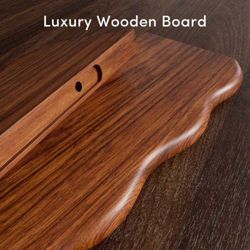 YUFLINX 24inch Walnut Finished Floating Shelves for Wall,Luxury Rustic Solid Pine Wood Shelf Bracket for Room Decor,Wall Mounted Hanging Shelves for Bedroom,Living Room, Set of 2 - Image 5