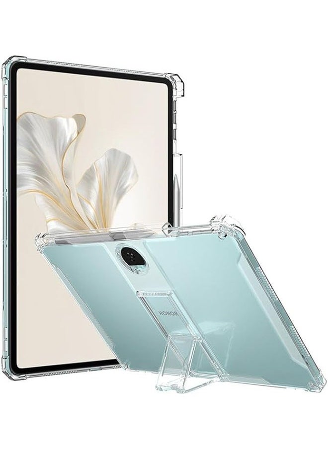 General Clear Stand Case Compatible with Honor Pad 9 12.1inch 2024 Cover Soft Air-cushion Tablet Holder Shell For Honor Pad 9 Tablet  - Image 1
