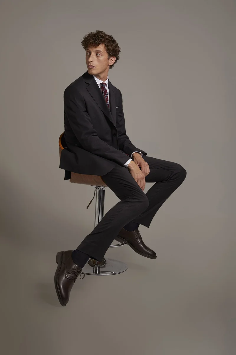 single-breasted suit - DK Grey