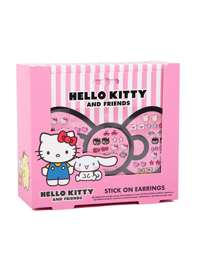 RMS Hello Kitty Stick-On Earrings – Kids Fashion Jewellery Sticker Set, Cute Dress-Up Accessory Toy - Image 2