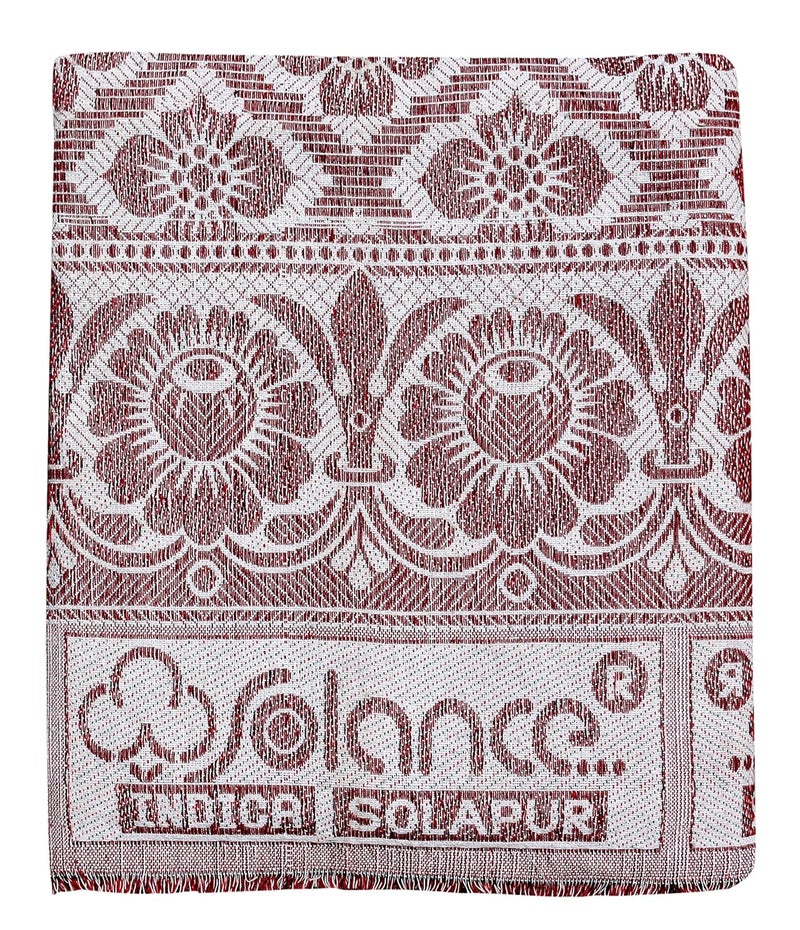 Mandhania Mandhania Solapur Chaddar Cotton Single Blanket Pack of 1 Multicolor 