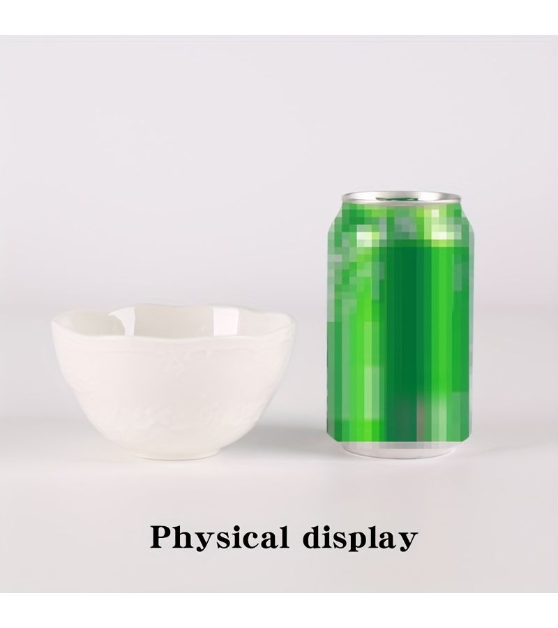4 Green Butterfly Ceramic Bowls 4.5 Inch Elegant Embossed Stackable Bowl Set - Image 5