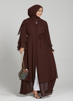 Elegant Maroon plain abaya wityh belt and Hijab-N244A - pzsku/Z00E872F26029B0EF271BZ/45/_/1738004996/92fb0a15-6f3e-43e6-b6c1-66cbd59b15de