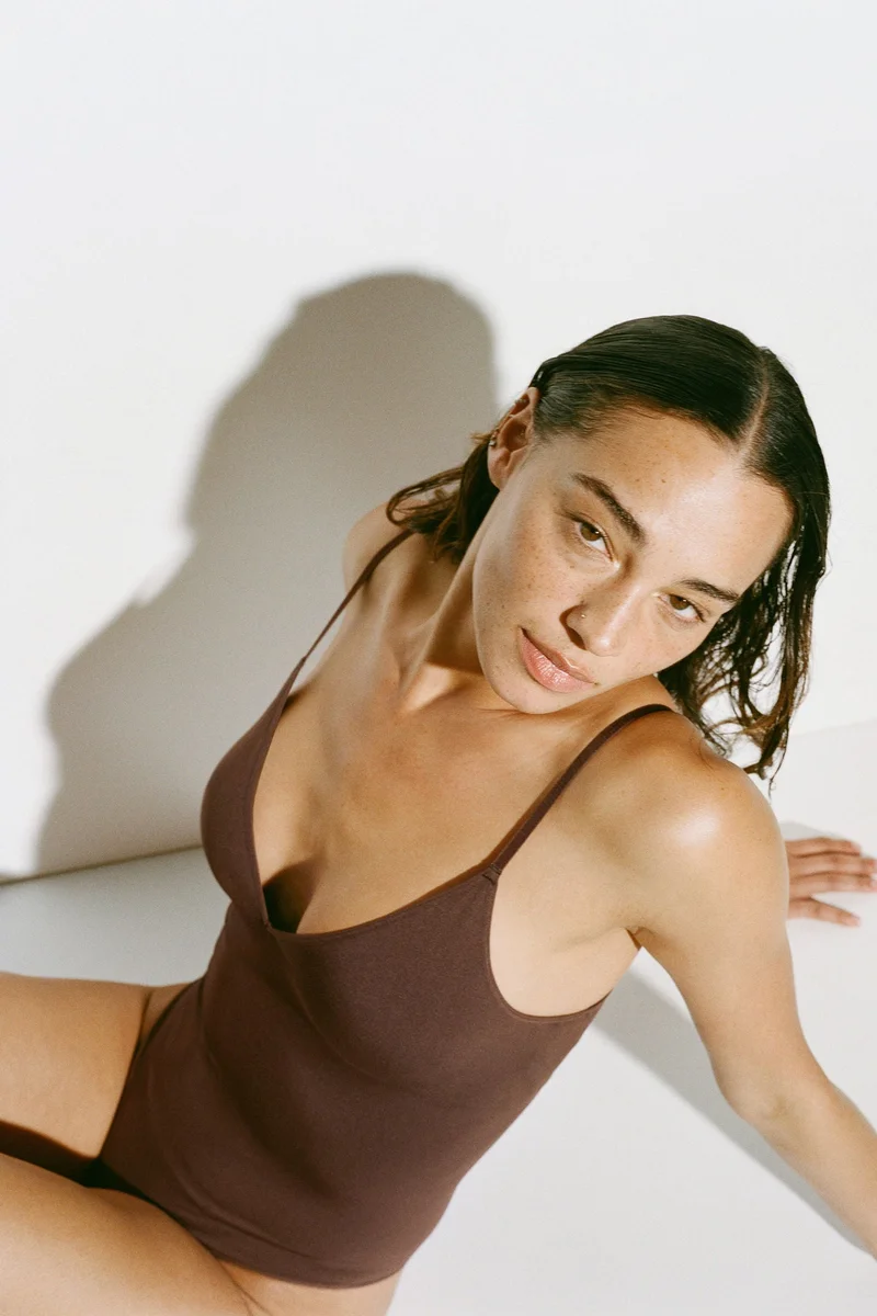 H&M Seamless Padded-cup thong body