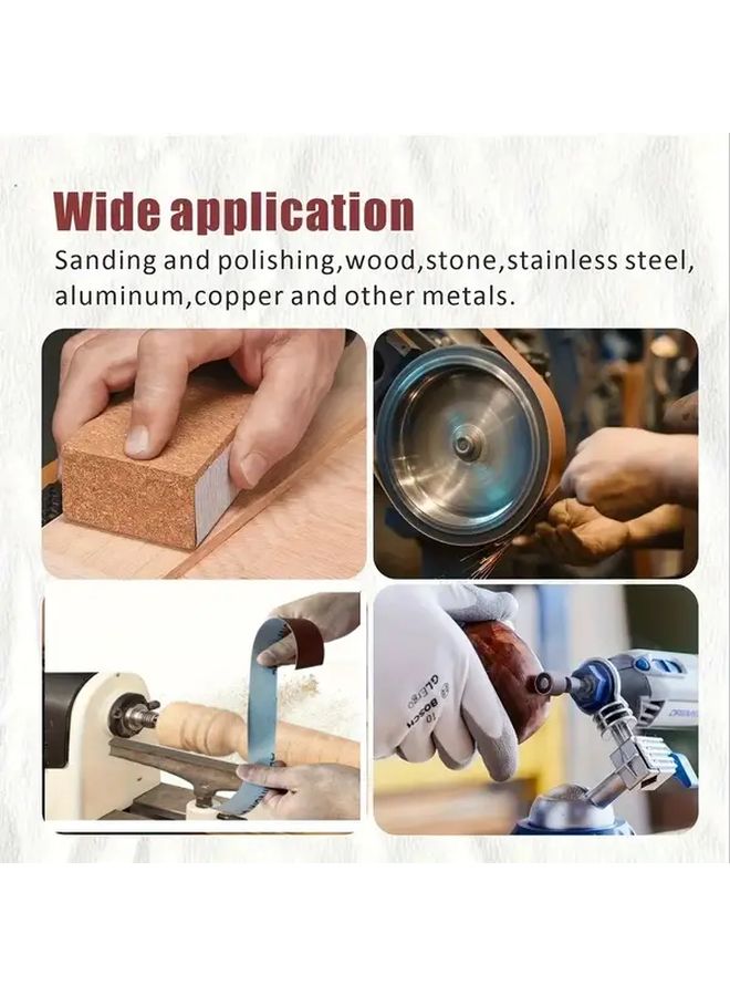 RORUGHTEX 4 6 Grit Aluminum Oxide Sandpaper Roll Set With Dispenser Heavy Duty Multi Grit 60 100 180 320 600 1000 Emery Cloth Roll Pack Compatible With Sanding Blocks And Line Grinders For Metal Glass Woodworking Removal - Image 4