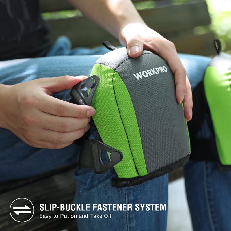 WORKPRO Garden Knee Pads For Unisex-Adult, Flooring Kneepads with Foam Padding, Comfortable Kneeling Cushion for Gardening, House Cleaning, Construction Work - Image 3