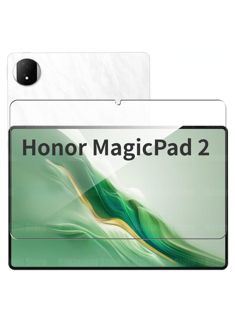 General - 2 Pieces Compatible with Honor MagicPad 2 2024 (12.3 inch) Tempered Glass Scratch Resistant HD Anti-Fall Screen Protector for Honor Magic Pad 2 12.3" - Image 1