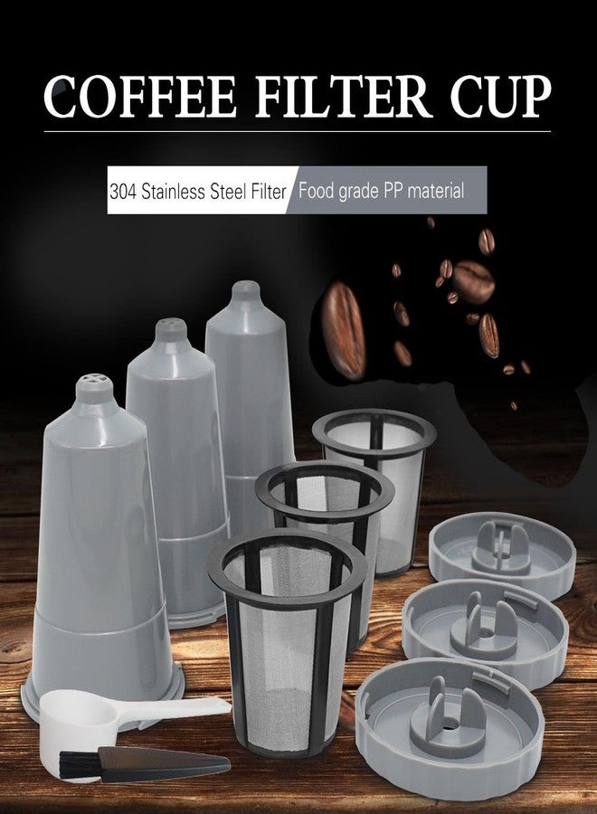 Rizanee 6 Pack Reusable Coffee Filter for Keurig 1.0 Brewers Fit B30 B40 B50 B60 B70 Series, Refillable Single Cup Coffee Capsule Filter Pods - Image 2