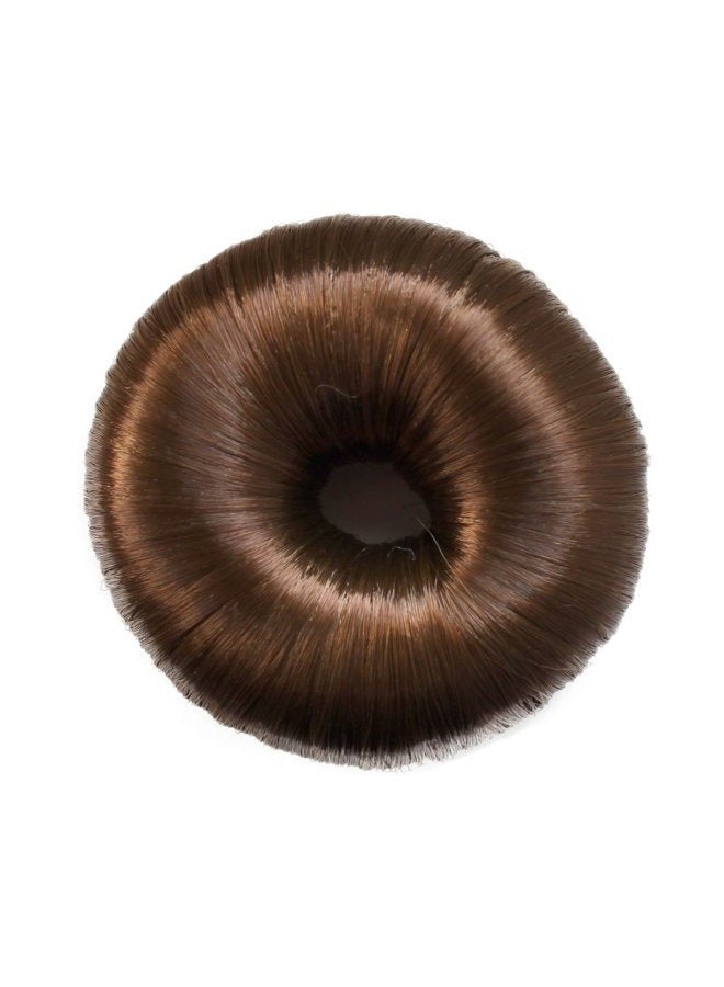 CAISHA Hair Donut Up Do Hair Ring Hairstyler Bun creator Bridal Hair Piece Diverse Color (light brown) - Image 2