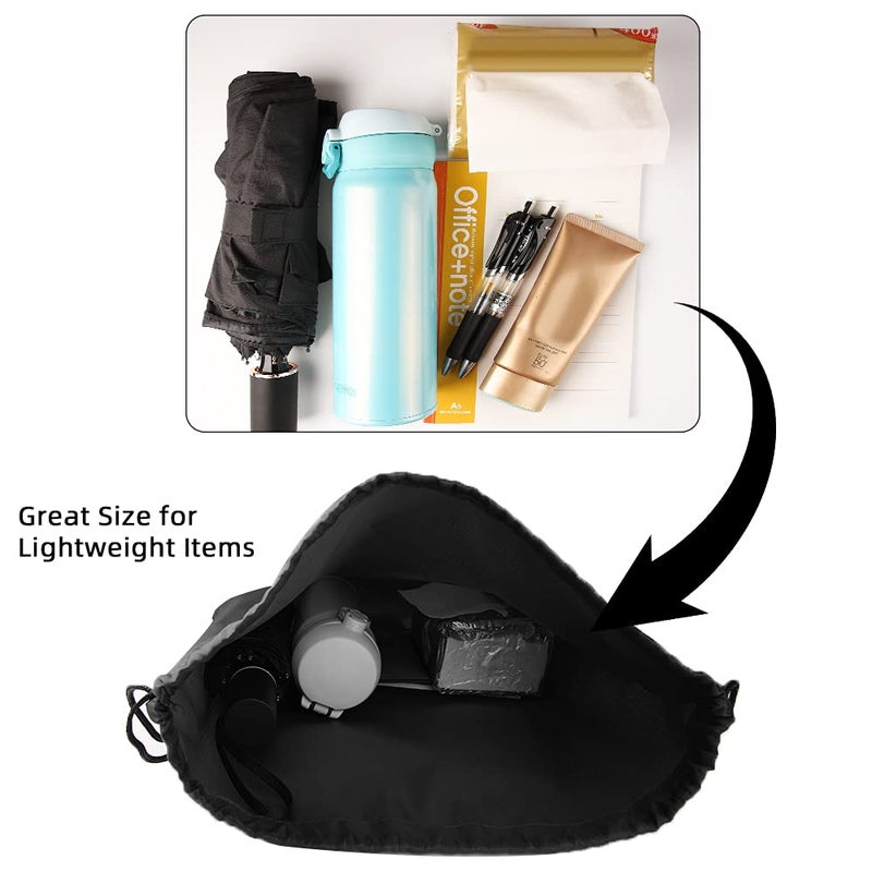 GoodtoU Drawstring Bags Bulk 40 Pack, Drawstring Backpack Cinch Bags for Kids & Adults, Lightweight Nylon String Backpacks for School Gym Travel Party Favors Goodie Bags Events Party Favors & Homeless - Image 3