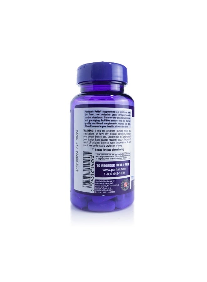 Puritan Chelated Calcium Magnesium Zinc – 100 Caplets - Image 3