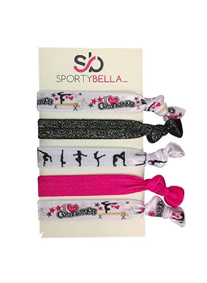 Infinity Collection - Gymnastics Hair Ties Girls Gymnastics Hair Accessories Gymnastics Elastics For Gymnast - Image 1