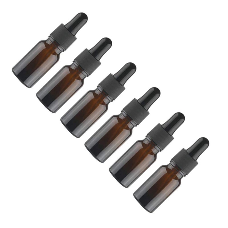 12 Pack 10ml Glass Essential Oil Dropper Bottles Travel Size 0 3 Ounces - Image 2