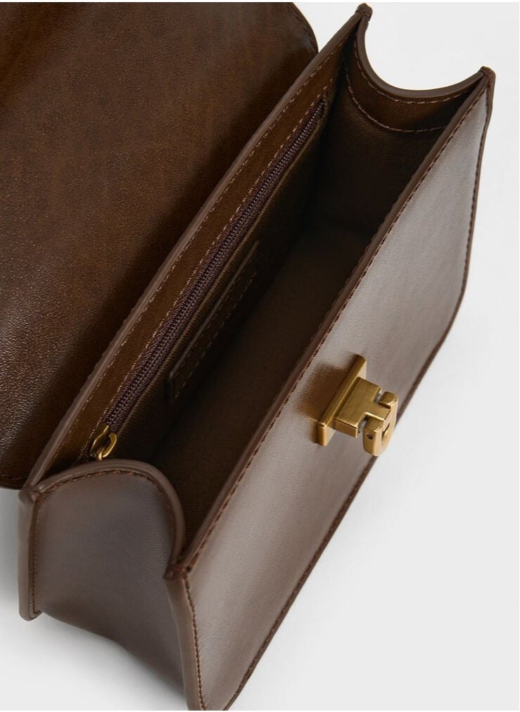 Charles & Keith Charles & Keith Compilation Tote Bag Crossbody Flap  - Image 4