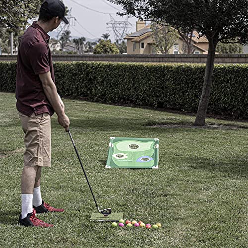 PowerNet Chip Champ Portable Golf Practice Tool, Fun Training for Golfers at Any Skill Level, Indoor or Outdoor Tailgate or Backyard, Great for Solor or Group Golfers - Image 2