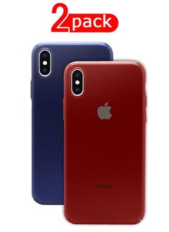HICOOL 2Pack for iPhone X Case/ iPhone XS Case Shockproof Hard PC Electroplated Ultra Thin Back Cover 5.8 inch  - Image 1